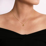 14K Yellow Gold Plain & Bujukan Beaded Interlocking Circles Pendant Necklace - NK6391Y4JJJ-Gabriel & Co.-Renee Taylor Gallery