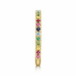 14K Yellow Gold Rainbow Color Stone Stackable Ring Color Collection - LR50889Y4JMC-Gabriel & Co.-Renee Taylor Gallery