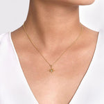 14K Yellow Gold Star Pendant Necklace - NK6524Y4JJJ-Gabriel & Co.-Renee Taylor Gallery