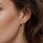14K Yellow Plain Gold Bujukan Beads 30mm Rectangle Hoop Earrings Bujukan Collection - EG15321Y4JJJ-Gabriel & Co.-Renee Taylor Gallery