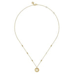 14K Yellow Plain Gold Bujukan Dog Paw Medallion Necklace - NK7636Y4JJJ-Gabriel & Co.-Renee Taylor Gallery
