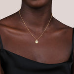14K Yellow Gold Plain Gold Bujukan Love Medallion Necklace - NK7639Y4JJJ-Gabriel & Co.-Renee Taylor Gallery