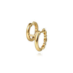 14K Yellow Plain Gold Bujukan Stuggies Earrings - EG15145Y4JJJ-Gabriel & Co.-Renee Taylor Gallery
