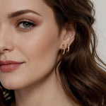 14K Yellow Plain Gold Bujukan Stuggies Earrings - EG15145Y4JJJ-Gabriel & Co.-Renee Taylor Gallery