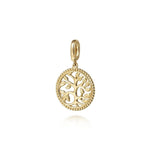 14K Yellow Plain Gold Bujukan Tree of Life Medallion Pendant - PT7562Y4JJJ-Gabriel & Co.-Renee Taylor Gallery