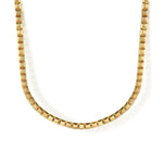 14K Yellow Plain Gold Tennis Necklace – NK7837Y4JJJ-Gabriel & Co.-Renee Taylor Gallery