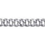 925 Sterling Silver Flat Heavy Chain Bracelet 14mm - TBM4810SVJJJ-Gabriel & Co.-Renee Taylor Gallery