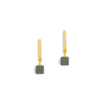 Sencube Hematite Earrings - 15739276-Bernd Wolf-Renee Taylor Gallery
