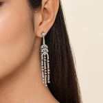 18K White Gold Diamond Chandelier Earrings – EG14562W84JJ-Gabriel & Co.-Renee Taylor Gallery