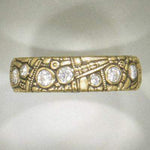 18K Gold & Diamond Band - R-7DA-Alex Sepkus-Renee Taylor Gallery