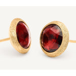 18K Jaipur Garnet Petite Stud Earrings - OB957 RG01 Y 02-Marco Bicego-Renee Taylor Gallery