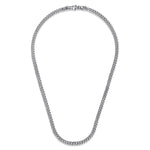 925 Sterling Silver 22" 5mm Solid Men's Cuban Link Chain Necklace - NKM2143-Gabriel & Co.-Renee Taylor Gallery