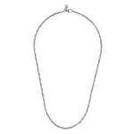 925 Sterling Silver Hollow Men's Link Chain Necklace - NKM6767-24SVJJJ-Gabriel & Co.-Renee Taylor Gallery