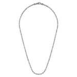 925 Sterling Silver 22" 2.5mm Solid Men's Box Chain Necklace - NKM2158-22SVJJJ-Gabriel & Co.-Renee Taylor Gallery