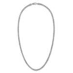22 Inch 5mm 925 Sterling Silver Men's Solid Round Box Chain Necklace - NKM2235-22SVJJJ-Gabriel & Co.-Renee Taylor Gallery