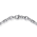 925 Sterling Silver 22" Solid Figaro Chain Necklace - NKM2155-22SVJJJ-Gabriel & Co.-Renee Taylor Gallery