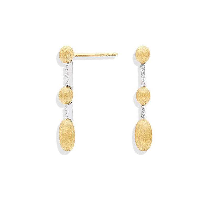 "ÉLITE" Gold & Diamonds Handmade Earrings - OS1-589-Nanis-Renee Taylor Gallery