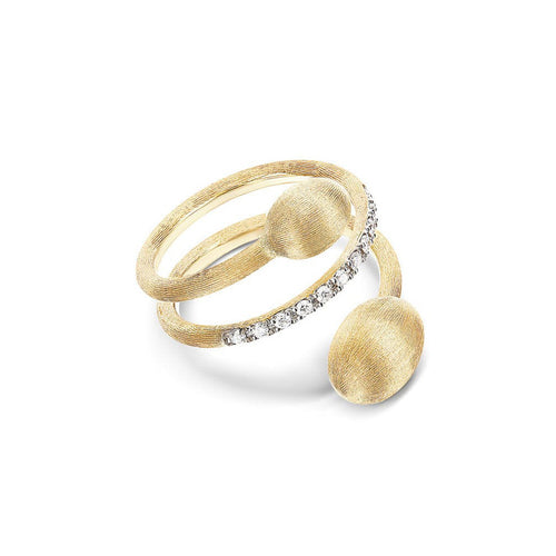 "ÉLITE" 18K Gold & Diamonds Spiral Ring AS4-583-Nanis-Renee Taylor Gallery