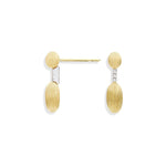 "ÉLITE" Gold & Diamonds Handmade Minimal Earrings - OS3-589-Nanis-Renee Taylor Gallery