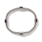 Icon Bracelet, Sterling Silver, Pavé, 5MM - BBS9694BLS-John Hardy-Renee Taylor Gallery