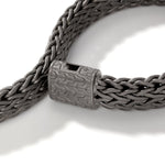 Icon Flat Bracelet, Dark Silver, 11MM- BM99795MBRD-John Hardy-Renee Taylor Gallery