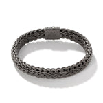 Icon Flat Bracelet, Dark Silver, 11MM- BM99795MBRD-John Hardy-Renee Taylor Gallery