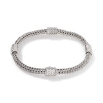 Icon Bracelet, Sterling Silver, Diamonds 5MM - BBP9694DI-John Hardy-Renee Taylor Gallery