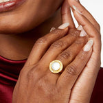 Astor Blue Ring - Iridescent Peacock-Julie Vos-Renee Taylor Gallery