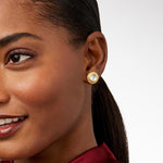 Astor Stone Stud Earrings - Iridescent Clear Crystal-Julie Vos-Renee Taylor Gallery