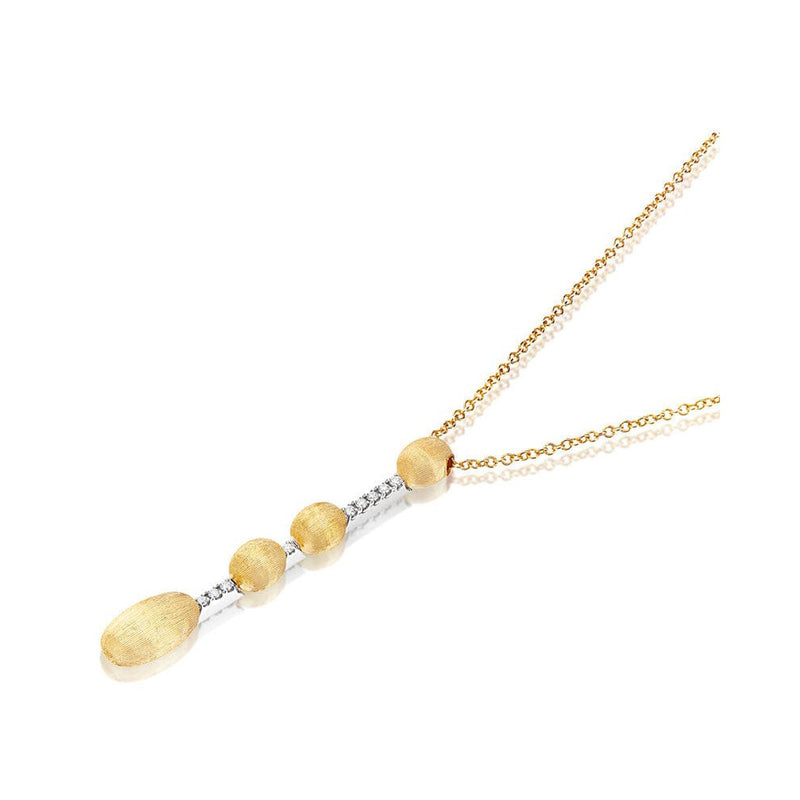 "ÉLITE" Gold & Diamonds Contemporary Pendant Necklace - CS3-589-Nanis-Renee Taylor Gallery