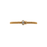 Flex'it SOLO 18K Yellow Gold 4.9mm Bracelet with Diamonds-FOPE-Renee Taylor Gallery