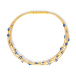Planearmband Kyanite Gold Plated Sterling Silver Bracelet - 62520796-Bernd Wolf-Renee Taylor Gallery