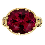 18K "Little Windows" Oval Center Ring Rubellite - R-108DC-Alex Sepkus-Renee Taylor Gallery