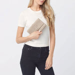 BENJAMIN WALLET - Grey Natural/Brushed Gold-Hammitt-Renee Taylor Gallery