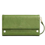 AJ CROSSBODY CLUTCH - Palm Green/Brushed Gold-Hammitt-Renee Taylor Gallery
