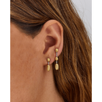 "ÉLITE" Gold & Diamonds Handmade Minimal Earrings - OS3-589-Nanis-Renee Taylor Gallery