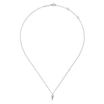 925 Sterling Silver Angel Wings Pendant Necklace - NK6491SVJJJ-Gabriel & Co.-Renee Taylor Gallery