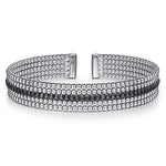 925 Sterling Silver Black Spinel - BG4449-65SVJBS-Gabriel & Co.-Renee Taylor Gallery
