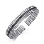 925 Sterling Silver Black Spinel - BG4449-65SVJBS-Gabriel & Co.-Renee Taylor Gallery