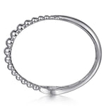 925 Sterling Silver Bujukan Bypass Bangle - BG4957-62SVJJJ-Gabriel & Co.-Renee Taylor Gallery