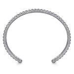 925 Sterling Silver Bujukan Cuff - BG4594-62SVJJJ-Gabriel & Co.-Renee Taylor Gallery