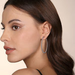 925 Sterling Silver Bujukan Graduated 50mm Classic Hoop Earrings - EG15120SVJJJ-Gabriel & Co.-Renee Taylor Gallery