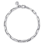 925 Sterling Silver Chain Bracelet - TBM4520SVJJJ-Gabriel & Co.-Renee Taylor Gallery