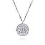 925 Sterling Silver Diamond Bujukan Gemini Zodiac Pendant Necklace - NK7924GE-SV5JJ-Gabriel & Co.-Renee Taylor Gallery