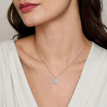 925 Sterling Silver Diamond Bujukan Libra Zodiac Pendant Necklace - NK7924LI-SV5JJ-Gabriel & Co.-Renee Taylor Gallery