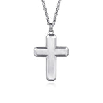 925 Sterling Silver Geometric Cross Pendant - PCM6578SVJJJ-Gabriel & Co.-Renee Taylor Gallery