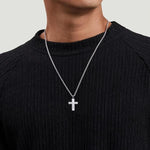 925 Sterling Silver Geometric Cross Pendant - PCM6578SVJJJ-Gabriel & Co.-Renee Taylor Gallery