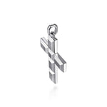925 Sterling Silver Geometric Cross Pendant - PCM6579SVJJJ-Gabriel & Co.-Renee Taylor Gallery