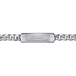 925 Sterling Silver ID Cuban Link Chain Men's Bracelet - TBM2126SVJJJ-Gabriel & Co.-Renee Taylor Gallery