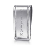 925 Sterling Silver Money Clip with Twisted Rope Trim - MC47SVJJJ-Gabriel & Co.-Renee Taylor Gallery
